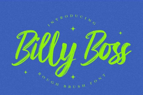 Billy Boss: A Display Font with Warmth and Motion