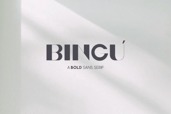 Bingu: A Display Font That Feels Like a Quiet Smile