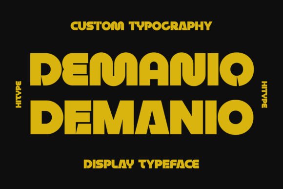 Demanio: A Bold Display Typeface for Digital Design
