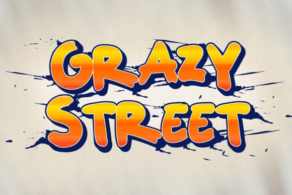 Grazy Street: A Display Font with Urban Soul