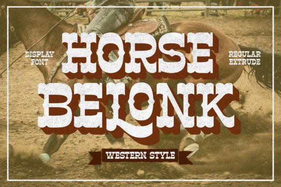 Horse Belonk: A Retro Display Font That Anchors Digital Branding