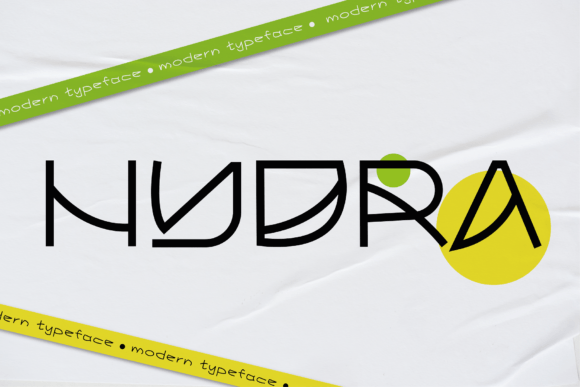 Hydra Display Typeface for Handmade Creators