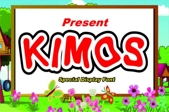 Kimos: A Friendly Display Font for Editorial Charm