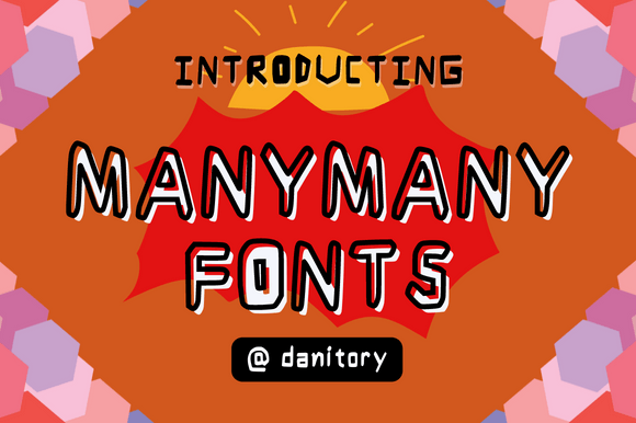 Manymany: A Display Font That Pops on Every Screen