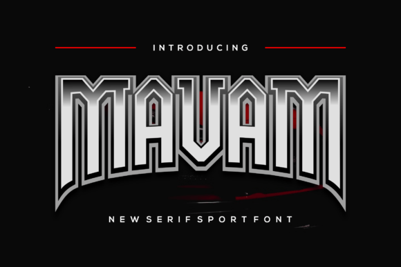 Mavam: A Bold Display Font for Digital Brand Impact