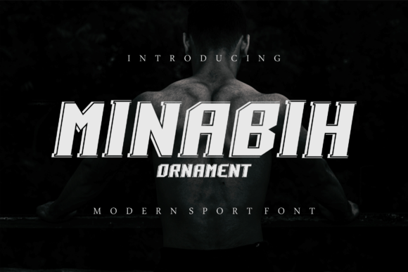 Minabih Ornament: A Bold Display Font That Elevates Digital Branding