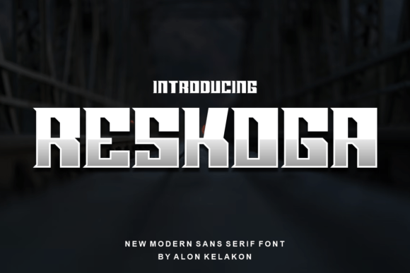 Reskoga: A Bold Display Font That Anchors Real Brand Identity