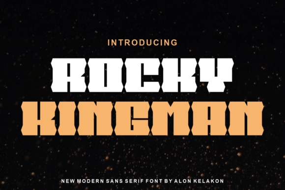 Rocky Kingman: A Display Font That Feels Like a Quiet Moment of Clarity