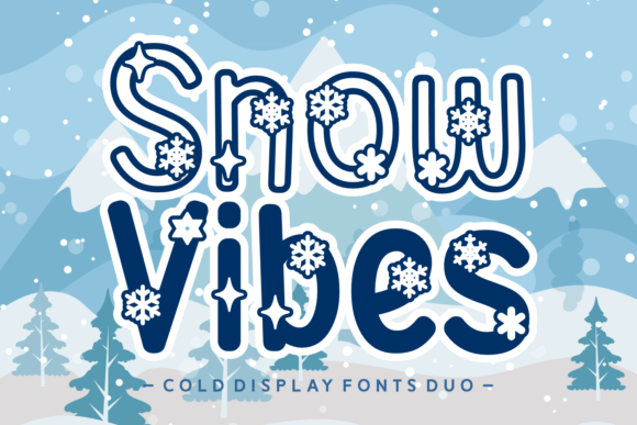 Snow Vibes: A Display Font That Carries Winter’s Quiet Joy