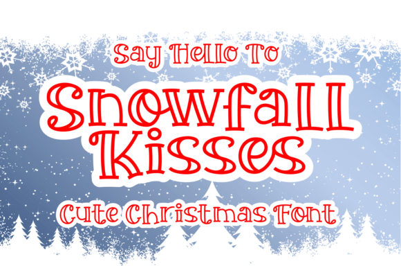 Snowfall Kisses: A Cozy Display Font for Winter Stories