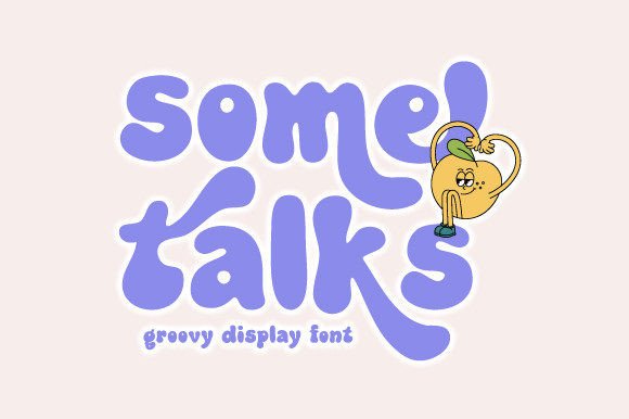 Some Talks: A Playful Display Font for Editorial Design
