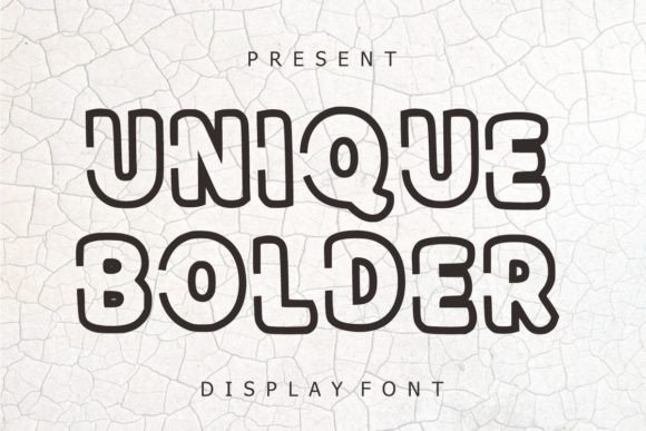 Unique Bolder: A Friendly, Flexible Display Typeface for Editorial Design