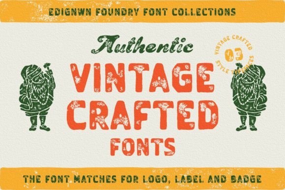 Vintage Crafted: A Display Font That Makes Your Brand Feel Intentional