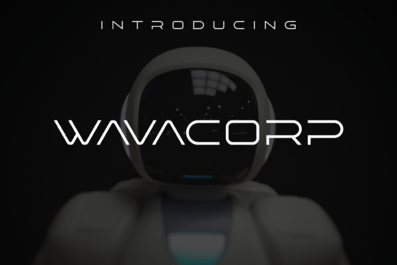 Wavacorp: A Futuristic Display Font for Crafters & Makers