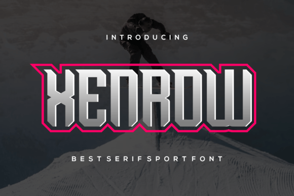 Xenrow: A Modern Display Font for Digital Brand Clarity