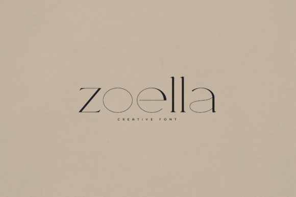 Zoella: An Elegant Display Font for Thoughtful Branding